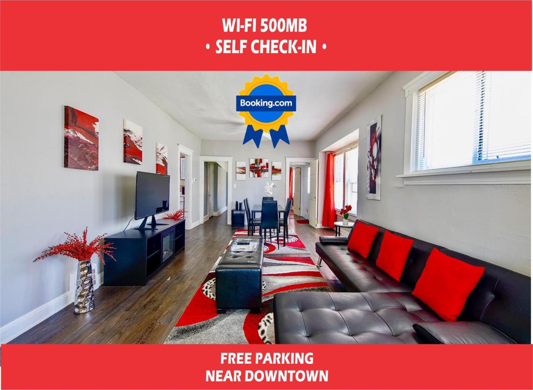 The Rubi Lounge - Spacious Brooklyn Centre Modern Escape Near Downtown With Parking, 300Mb Wifi & Self Check-In Cleveland Bagian luar foto
